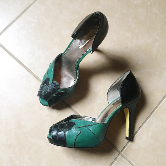 SOLD Poetic License • Feel The Rhythm green heels - Picture 2 of 7